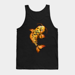 Golden Koi Carp Fish Tank Top